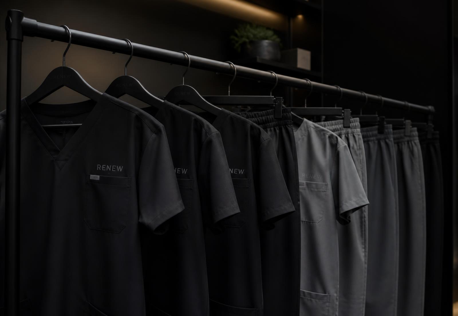 Doctor wearing DR/FIT medical scrubs
